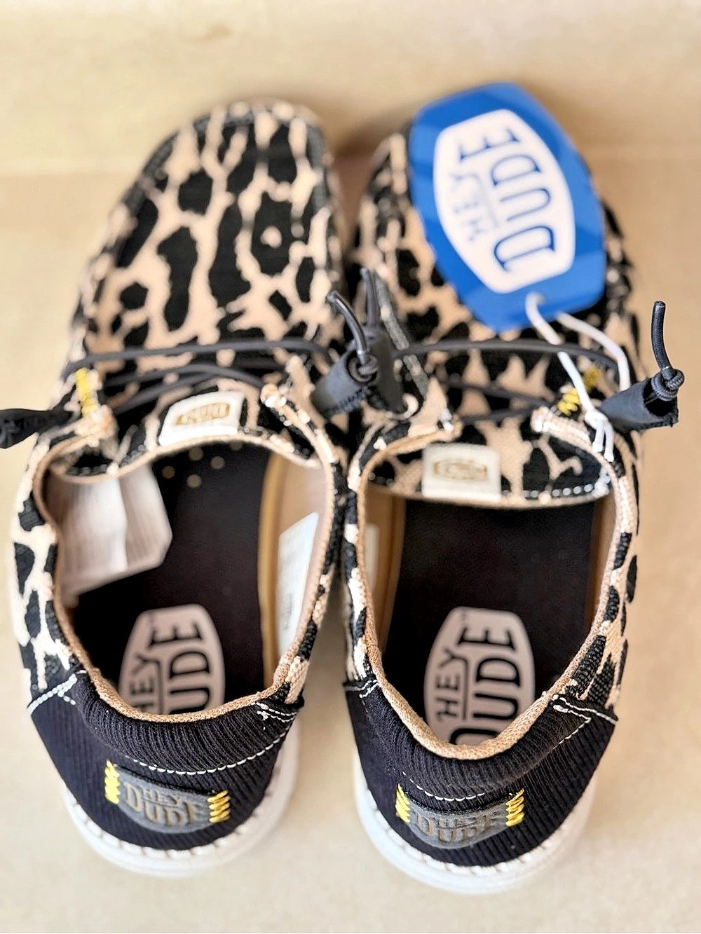 Hey Dude Wendy Leopard Print Sneakers - Picture 4 of 4